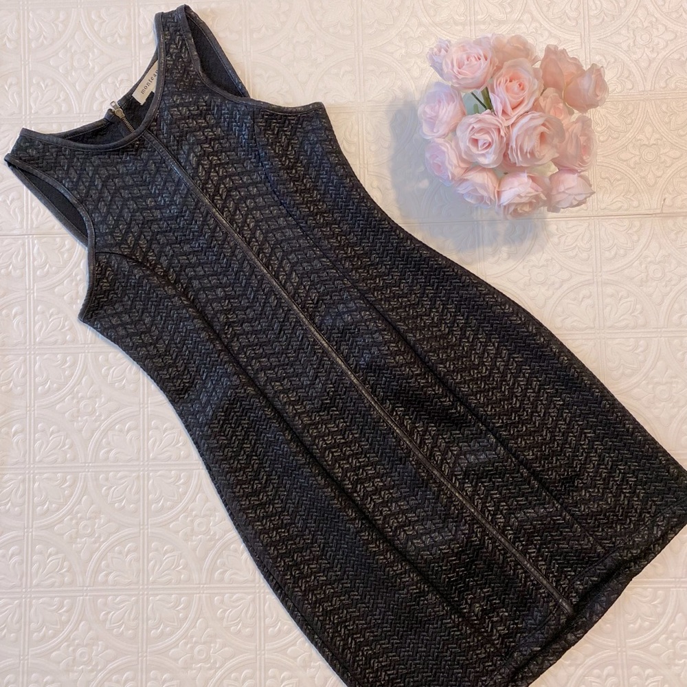 Black Fitted Date Night Mini Dress